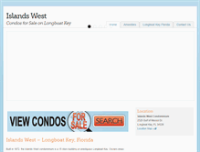 Tablet Screenshot of islandswestlongboatkey.com